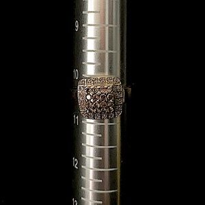 14K Diamond Ring Solid Yellow Gold